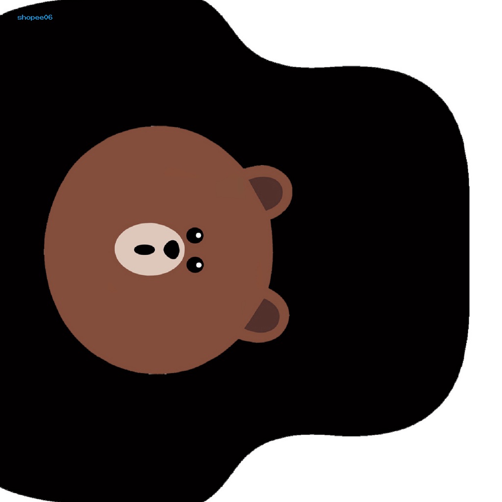 Thảm Lót Phía Sau Xe Hơi Hình Gấu Nâu Dễ Thương Xinh Xắn