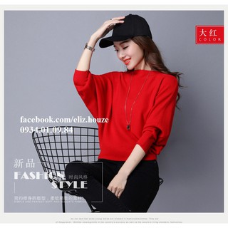 Áo len tăm cánh dơi phong cách Hàn Quốc