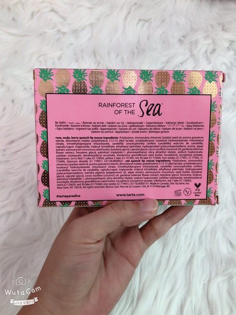 Set son dưỡng Tarte lip balm- hàng sephora 100%