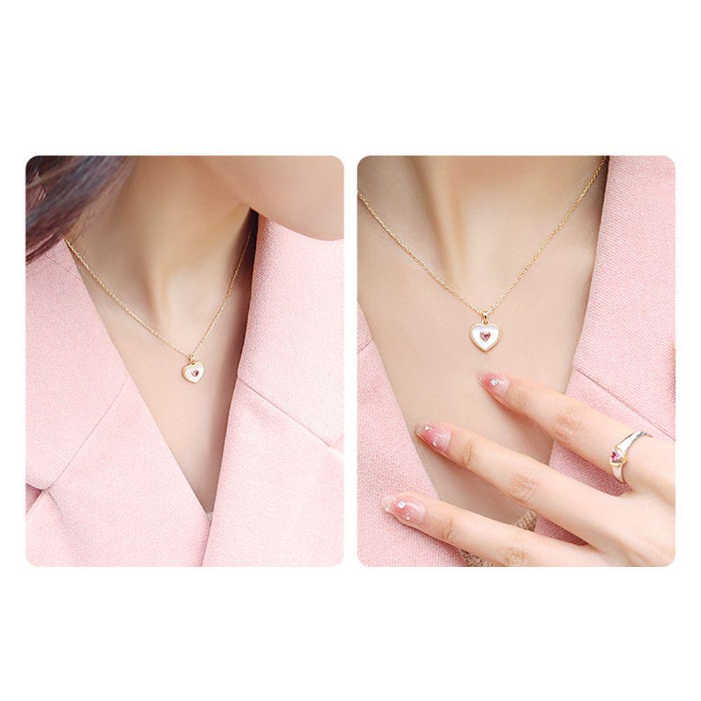 MXGOODS Vòng cổ Mặt Hình Trái Tim Thời Trang Cho Nữ