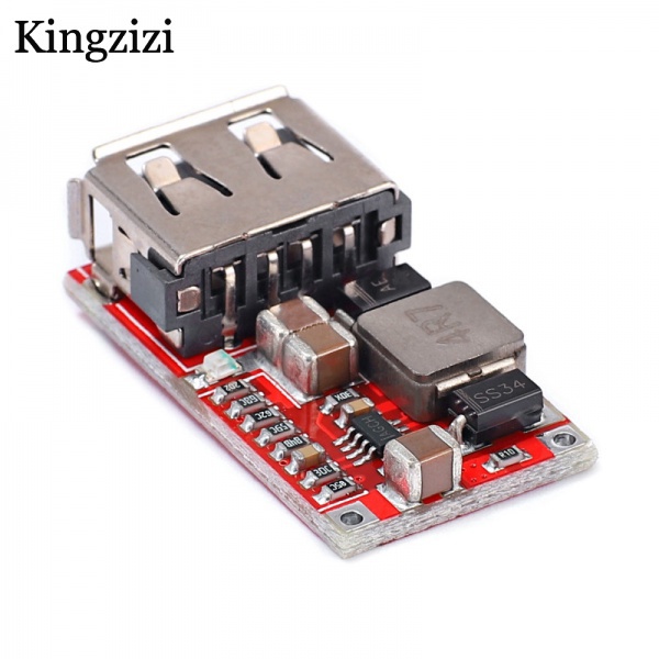 Mô Đun Hạ Áp DC 6-24V 12V/24V Sang 5V 3A Cho Xe Hơi USB