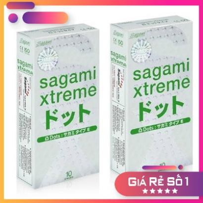 Bao cao su nhật cao cấp tốt nhất giá rẻ combo 2 hộp Sagami Extreme White