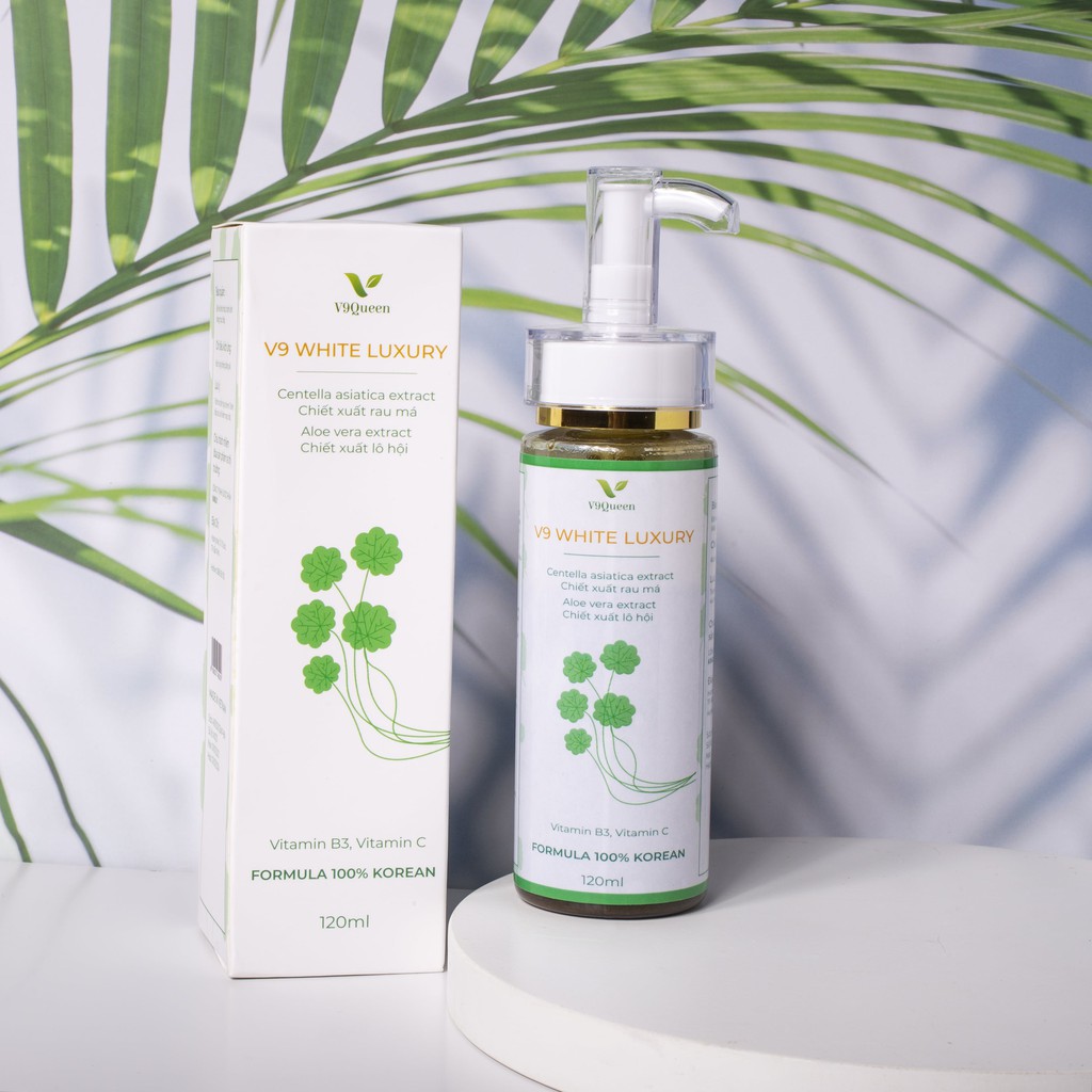 Sữa Rửa Mặt Sủi Bọt, Tinh Chất Rau Má - Mờ Thâm, Mụn, Dưỡng Trắng Da V9Queen | BigBuy360 - bigbuy360.vn