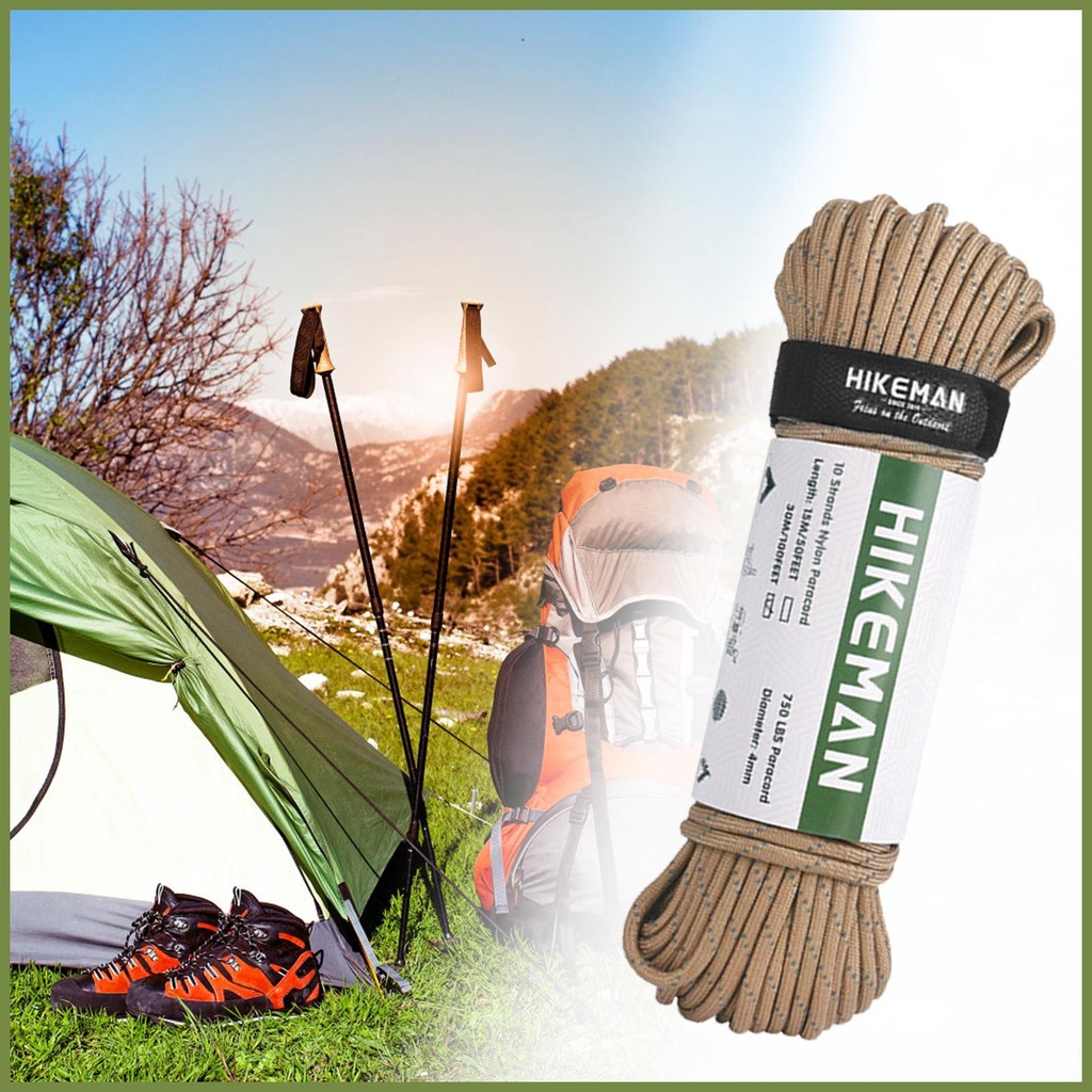 Dây Dù Sinh Tồn Màu Phản Quang Lõi 10 Sợi Dày Dặn Đa Năng