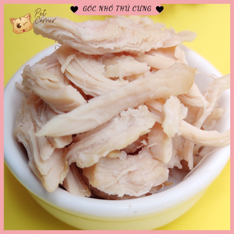 Ức gà hấp ăn liền Masti cho thú cưng 40g (Ức gà hấp thơm ngon, bổ dưỡng cho chó mèo)