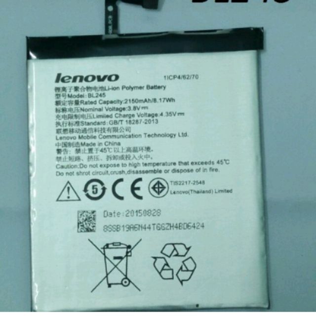 Pin lenovo BL 245