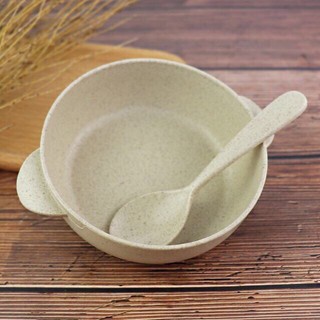 BÁT ĂN DẶM lúa mạch kèm thìa (có hộp)
