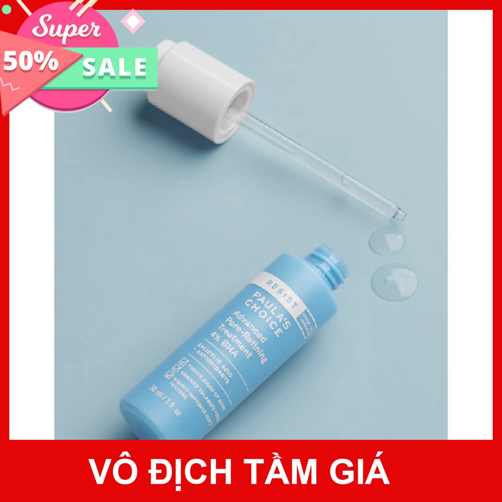 Serum Phục Hồi và tái tạo Đặc Biệt Paula's Choice RESIST Advanced Pore Refining Treatment 4% BHA 30ml 7791