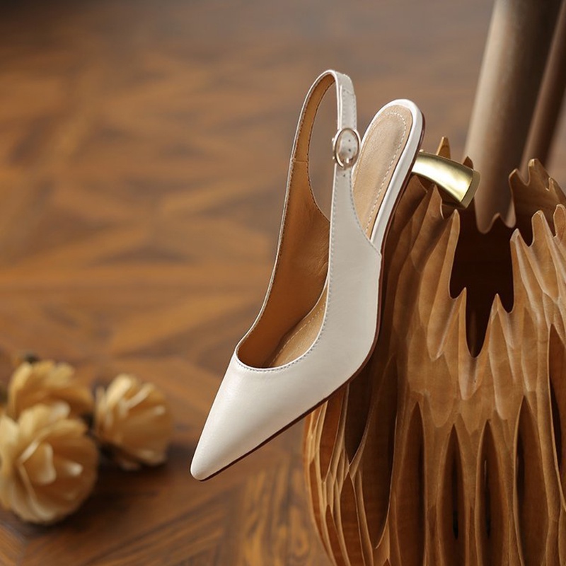 Giày sandal cao gót IELGY mũi nhọn phong cách Hàn Quốc thời trang cho nữ