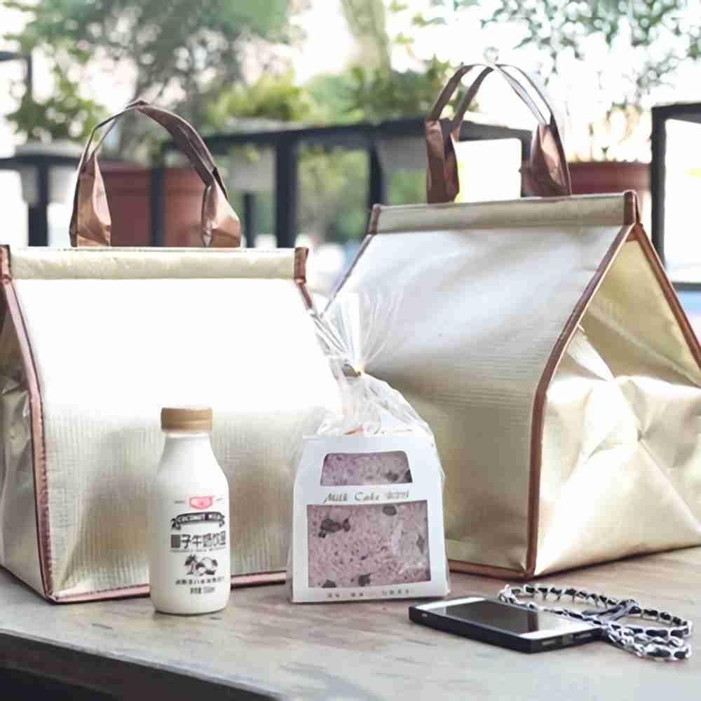 Túi Lá Nhôm Giữ Nhiệt Đựng Bánh Kem Đa Năng Có Thể Gấp Gọn