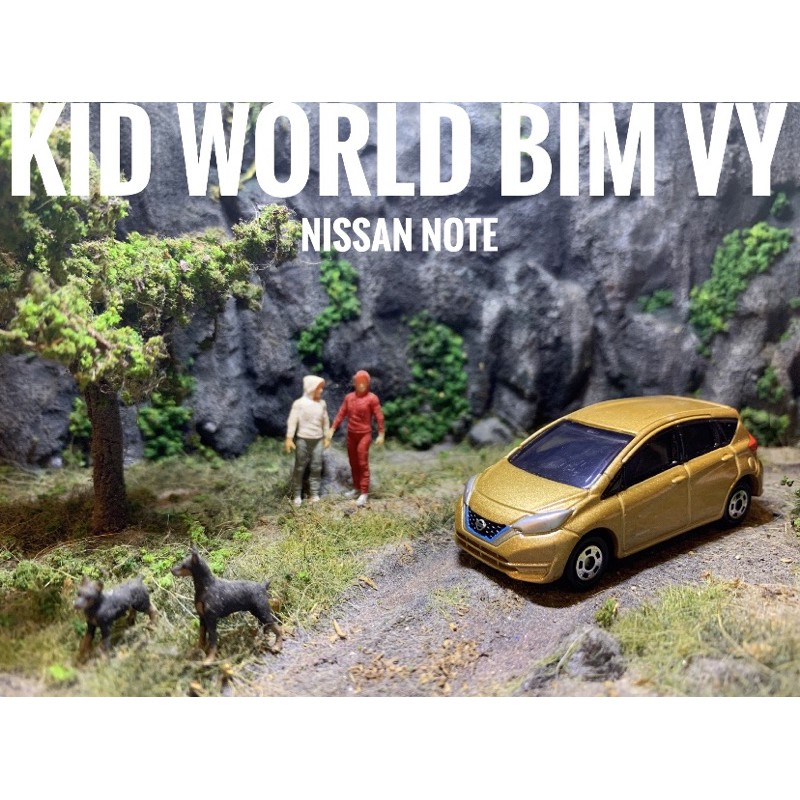 Xe mô hình Tomica Nissan Note. MS: 618. Tỷ lệ 1:63.