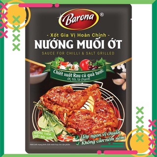 Xốt Gia Vị Hoàn Chỉnh BARONA - Nướng Muối Muối Ớt, Nướng Xả, Xá Xíu, Ngũ Vị, Hàn Quốc 80g