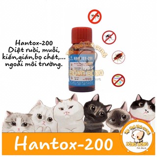 Hantox 200 trị ve rận ruồi muỗi ngoài môi trường