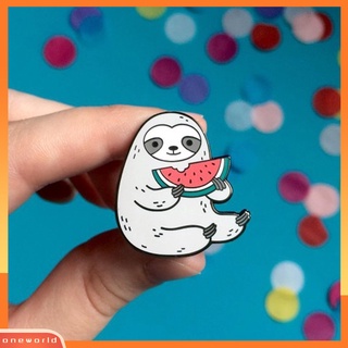 {Oneworld} Ghim cài áo hình dưa hấu ngộ nghĩnh