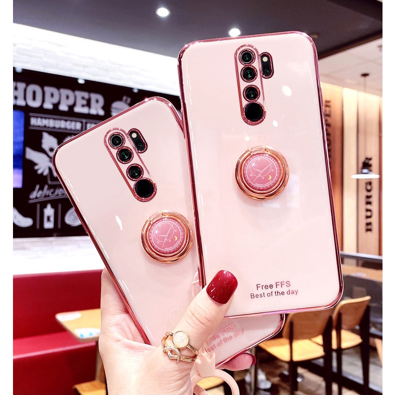 ỐP LƯNG SILICON XIAOMI REDMI NOTE 8 PRO, REDMI 9 KÈM IRING SANG TRỌNG