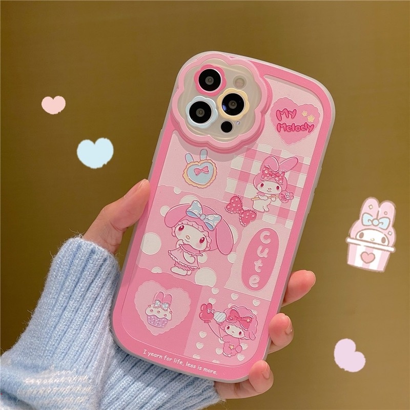 Ốp Điện Thoại Dẻo Họa Tiết Hoa / Kẻ Sọc Thời Trang Chống Rơi Cho iPhone 11 12 13 Pro Max Xs Max Xr X 7 8 Plus