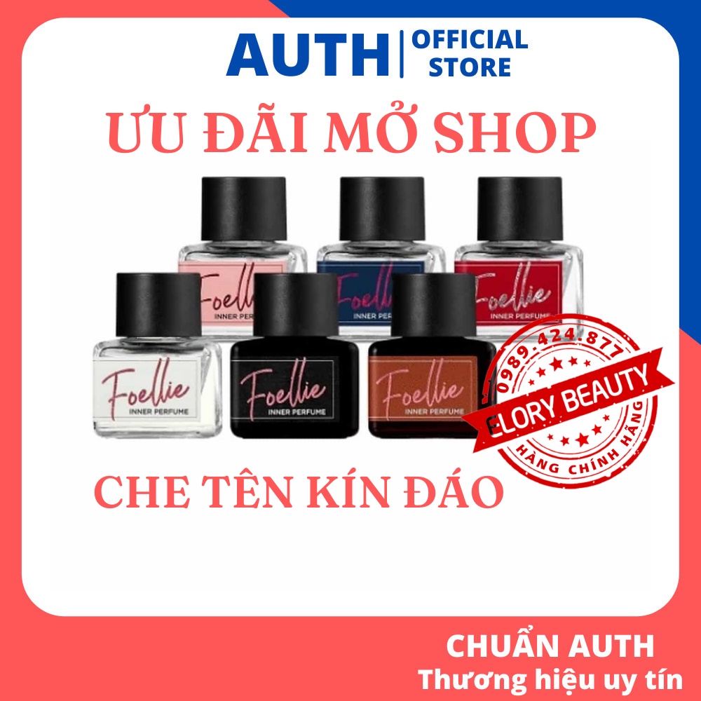 Nước hoa vùng kín nữ Foellie cao cấp, nước hoa cô bé 5ml - nội địa Trung Chuẩn Auth