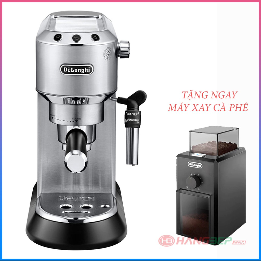 Máy pha cà phê Delonghi EC685 - Tặng kèm máy xay cà phê KG79