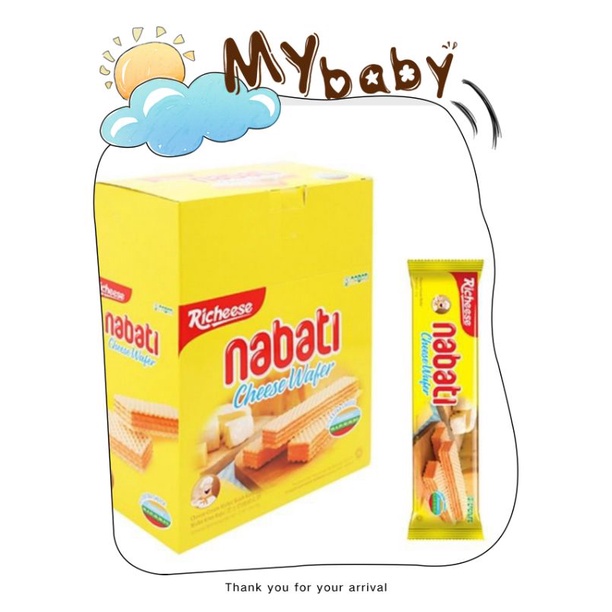 bánh xốp nabati 320g 20thanh hộp