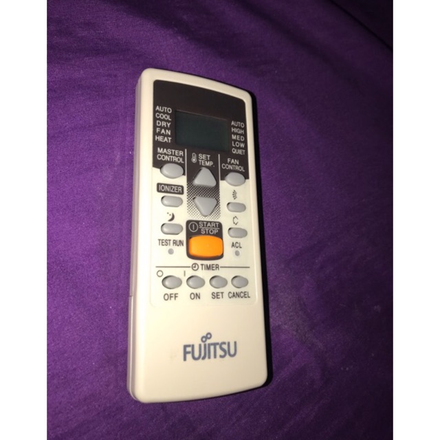 Điều khiển điều hoà FUJITSU dùng được cả 1 và 2 chiều