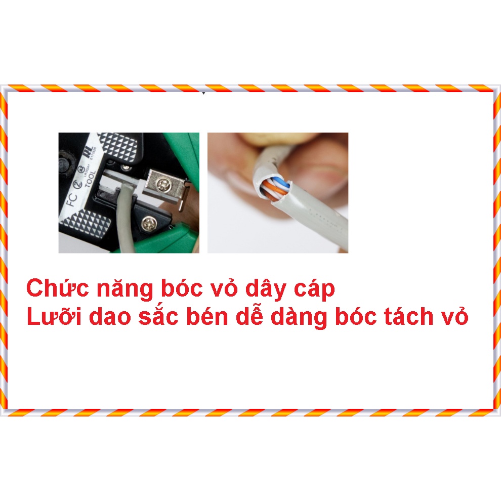 Kìm bấm dây mạng kiềm cắt bấm dây RJ45 và cáp điện thoại RJ11