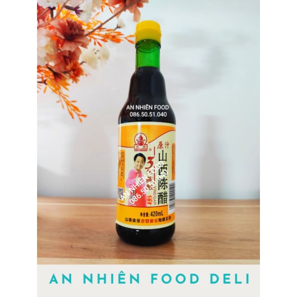 Giấm Đen - Giấm Trần Nấu Món Giò Heo, Ăn Mì 420ML