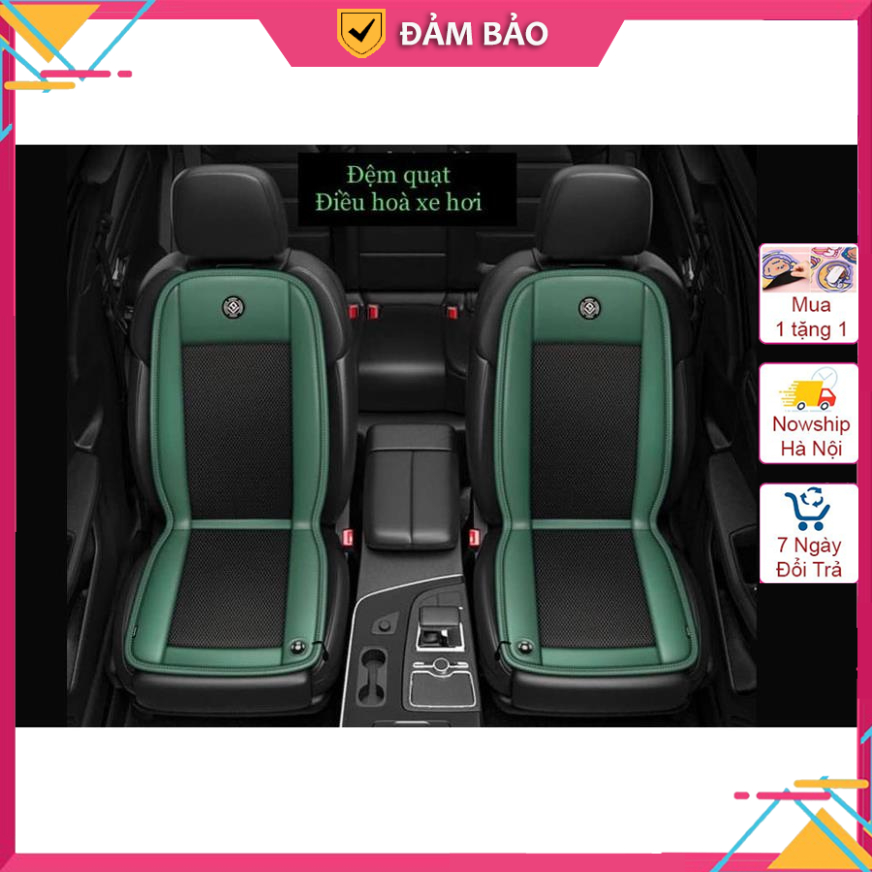 Bọc ghế ô tô, áo ghế ô tô điều hòa quạt - làm mát bằng hệ thống 10 quạt gió - Đệm thông gió dùng cho xe hơi