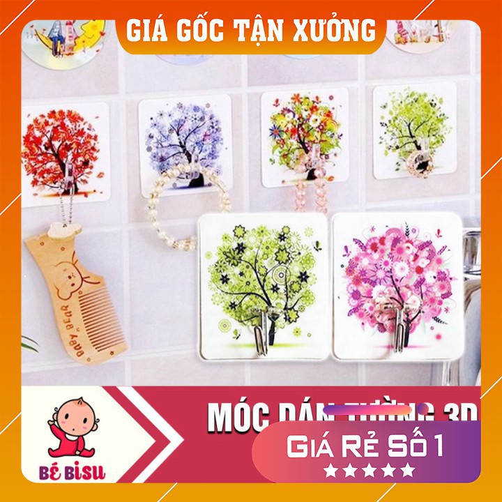 Móc dán tường FREE SHIP &gt;Combo 10&lt; Móc dán tường 3D siêu dính chịu lực, móc dính tường nhiều hình độc đáo