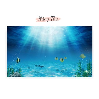 TRANH DECAL DÁN HỒ CÁ_THIẾT KẾ NÀNG THƠ