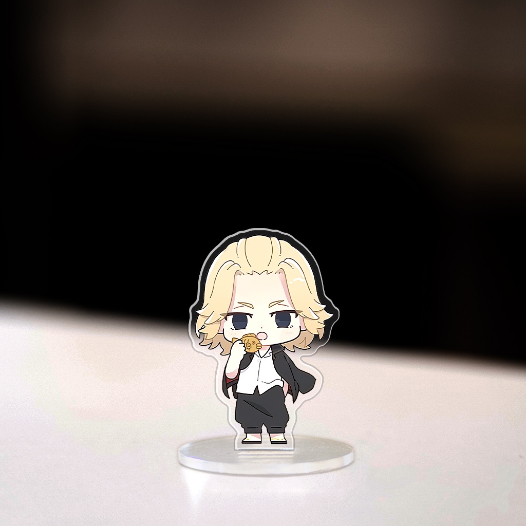 Mô hình đứng standee anime Tokyo Revengers đáng yêu Mikey Takemichi trang trí decor bàn làm việc giá sách