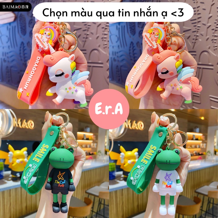 BST Móc Khóa Cute Nhiều Loại ERASHOP - Phụ Kiện Rẻ Đẹp, Quà Tặng, Phù Hợp Đeo Cặp/ Balo