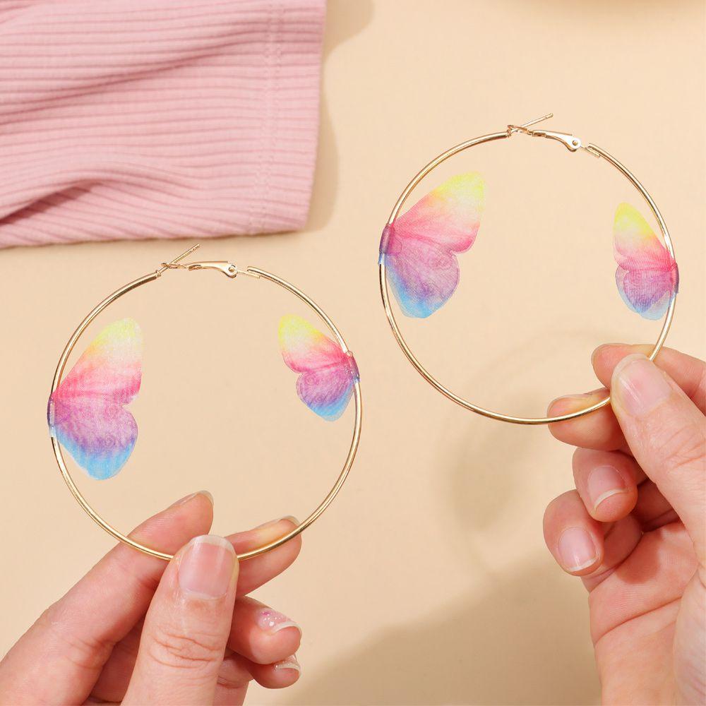 Bông Tai Hình Bướm Đôi Thời Trang Dành Cho Nữ