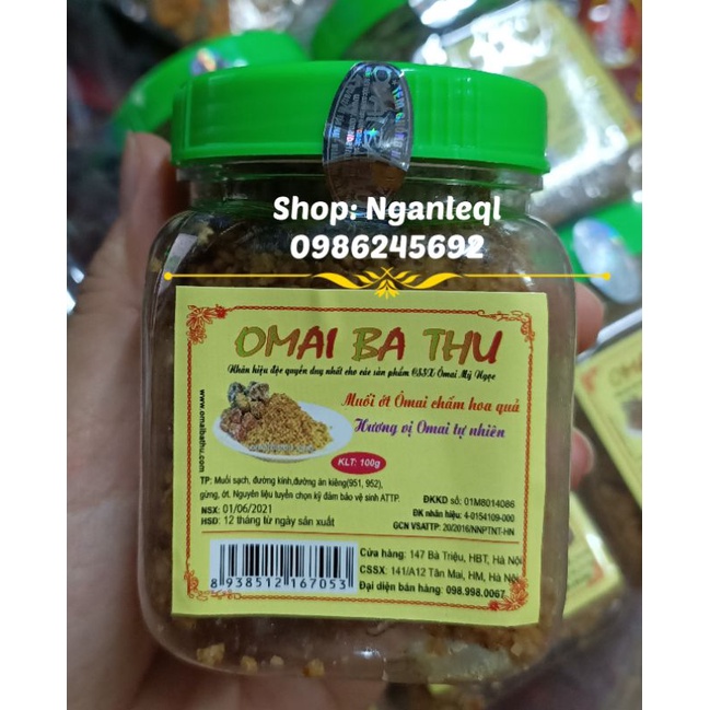 Muối Ô Mai Bà Thu 100g