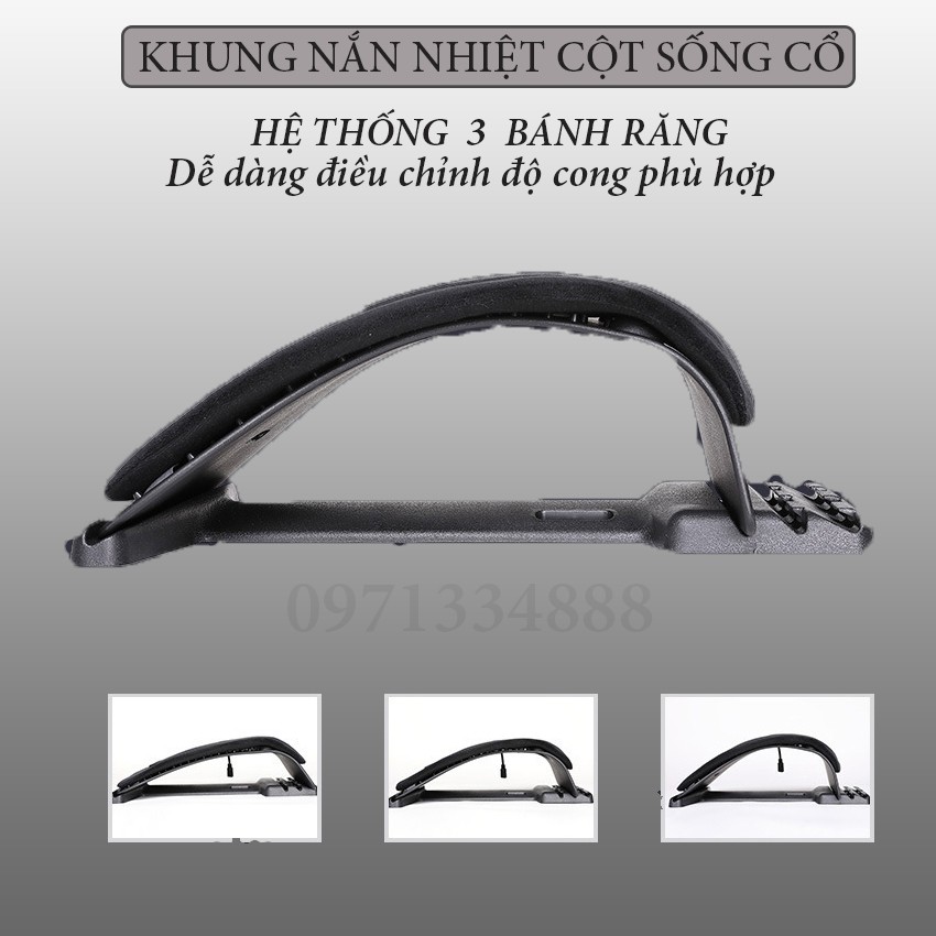 Khung Nắn Cột Sống Cổ Nhiệt Hồng Ngoại Kết Hợp Thảo Dược