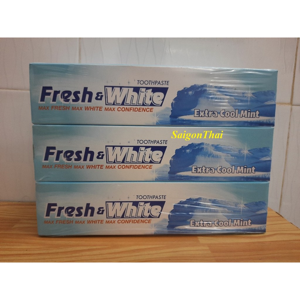 Kem đánh răng Fresh & White 160gr  - Xuất xứ Thái Lan