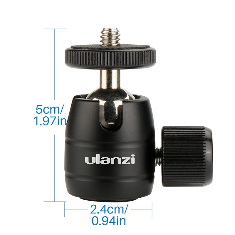 ULANZI Đầu Bi Mini Gắn Chân Tripod Máy Ảnh