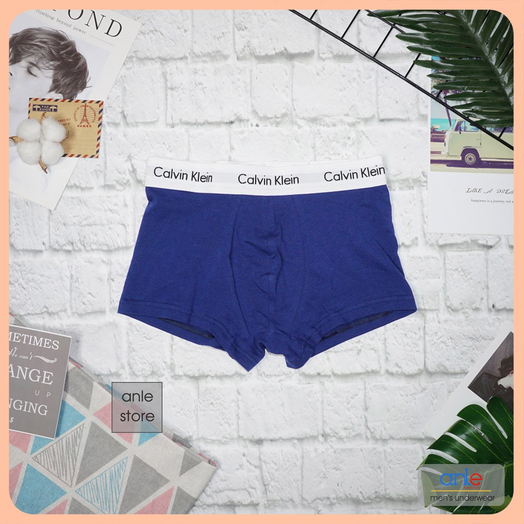 Quần lót nam Boxer Cao cấp Cotton co dãn 4 chiều Thông hơi thấm hút