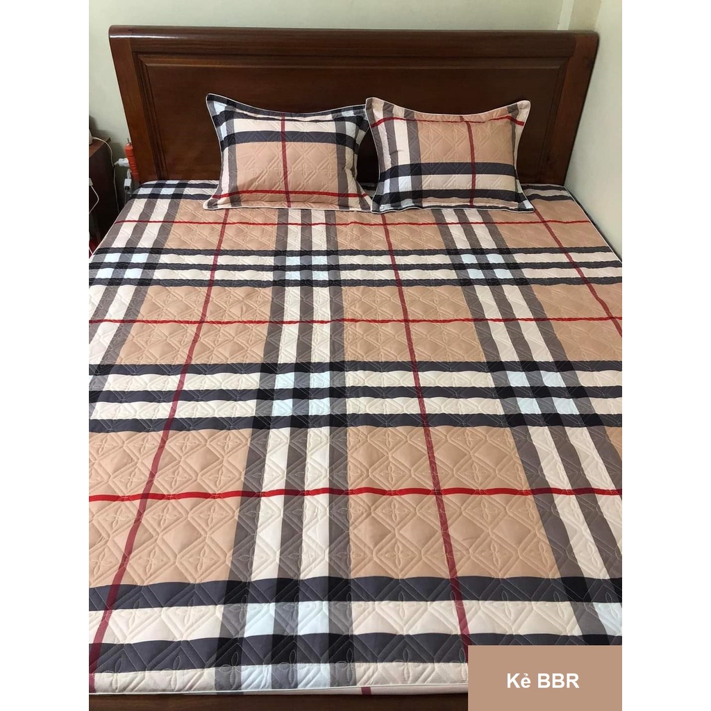 (LƯƠNG VỀ) Ga Chun Trần Bông Kèm 2 Vỏ Gối Dày Dặn Coton Poly Đủ Cỡ - mẫu Hoa baby (Từ 1M2-&gt;2M2)
