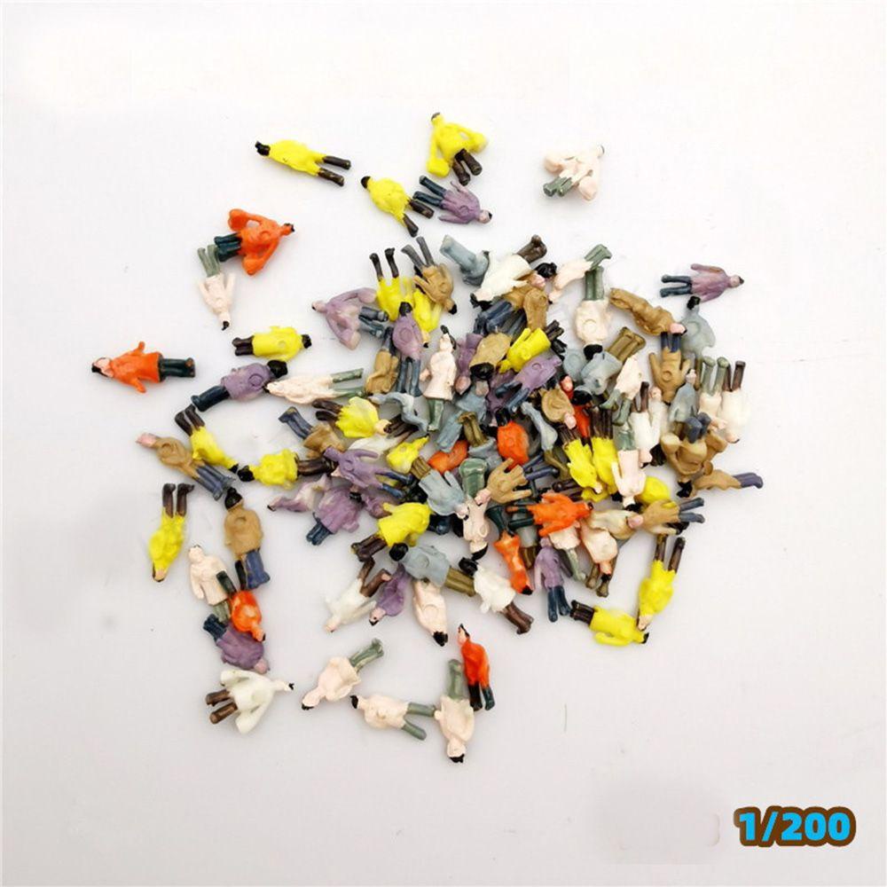 Bộ 100 Mô Hình Người Bằng Nhựa ABS Nhiều Màu Sắc Tỉ Lệ 1: 200 / 1: 100 / 1: 150 / 1: 75