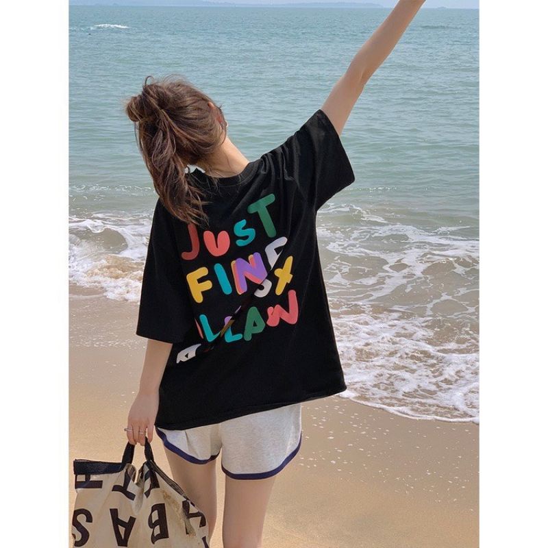 Áo thun tay lỡ unisex Dlamsx