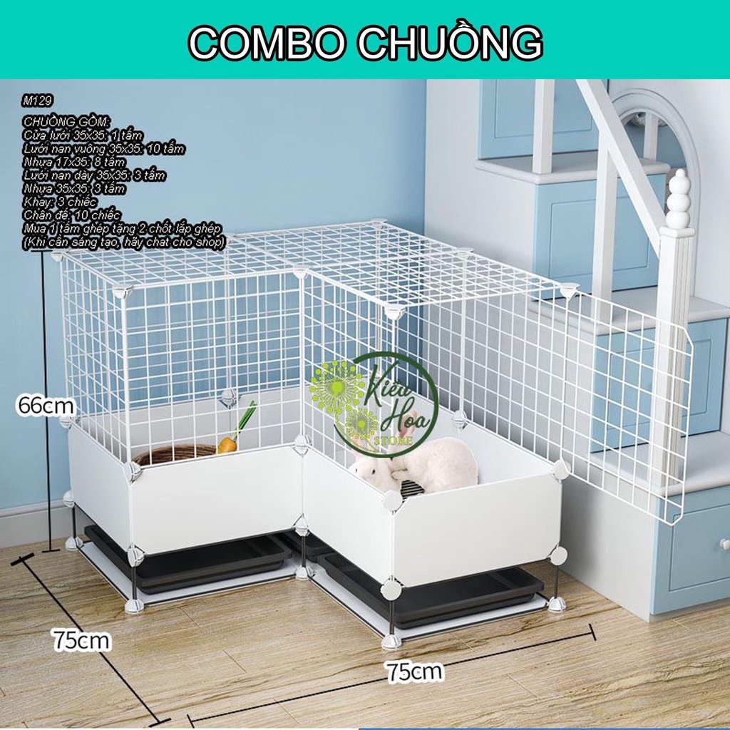 [SỈ SLL] Lưới Sắt Lắp Tủ, Kệ, Chuồng Chó, Chuồng Mèo, Thỏ Chim (có tặng chốt gắn)