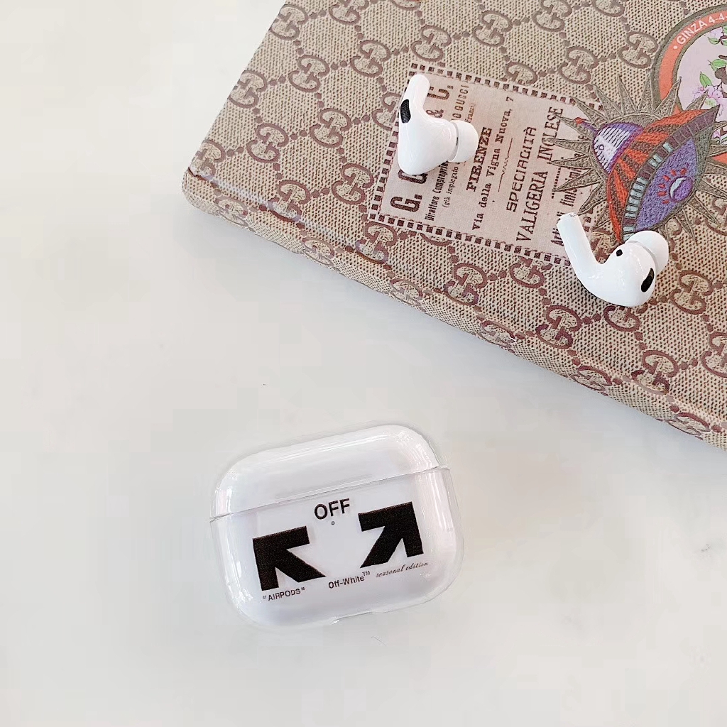 Fashion for Airpods Pro Luxury Transparent Bluetooth Headphone Protective Case