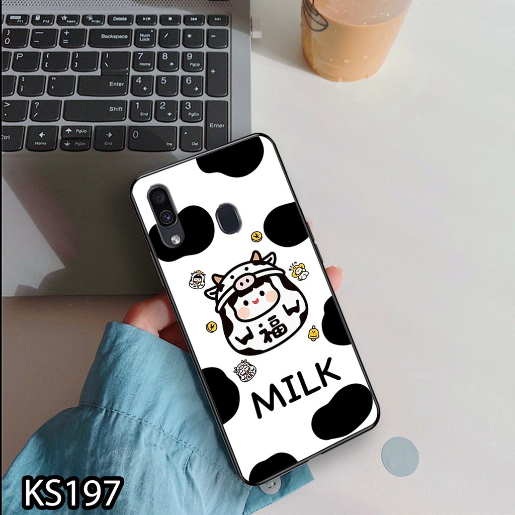 [HOT] Ốp lưng Samsung A10/A20/A30/A40 in hình bò sữa siêu đẹp, độc, lạ_KINGSTORE.HN_Ốp SS A10/A20/A30/A40