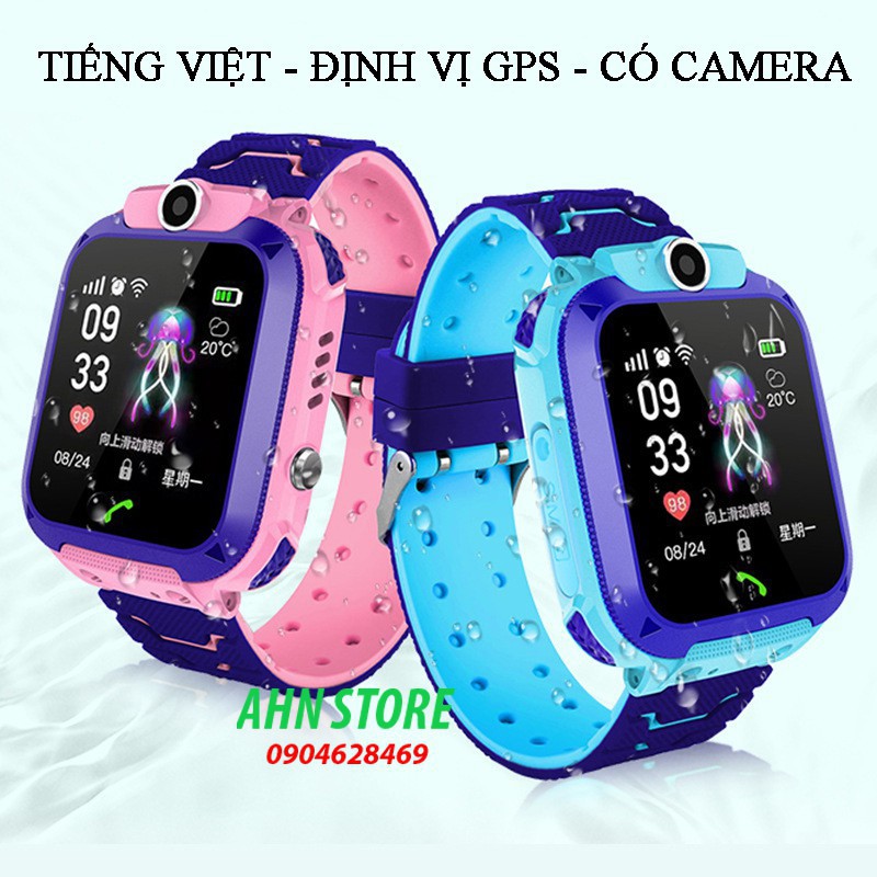 Đồng hồ định vị trẻ em GPS A28 Chống nước IP67, có Camera chụp ảnh từ xa, đồng hồ thông minh chống nước