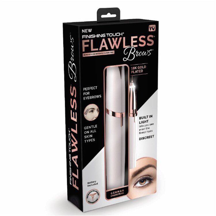 Máy cạo tỉa lông mày và lông mặt Flawless nhỏ gọn tiện dụng