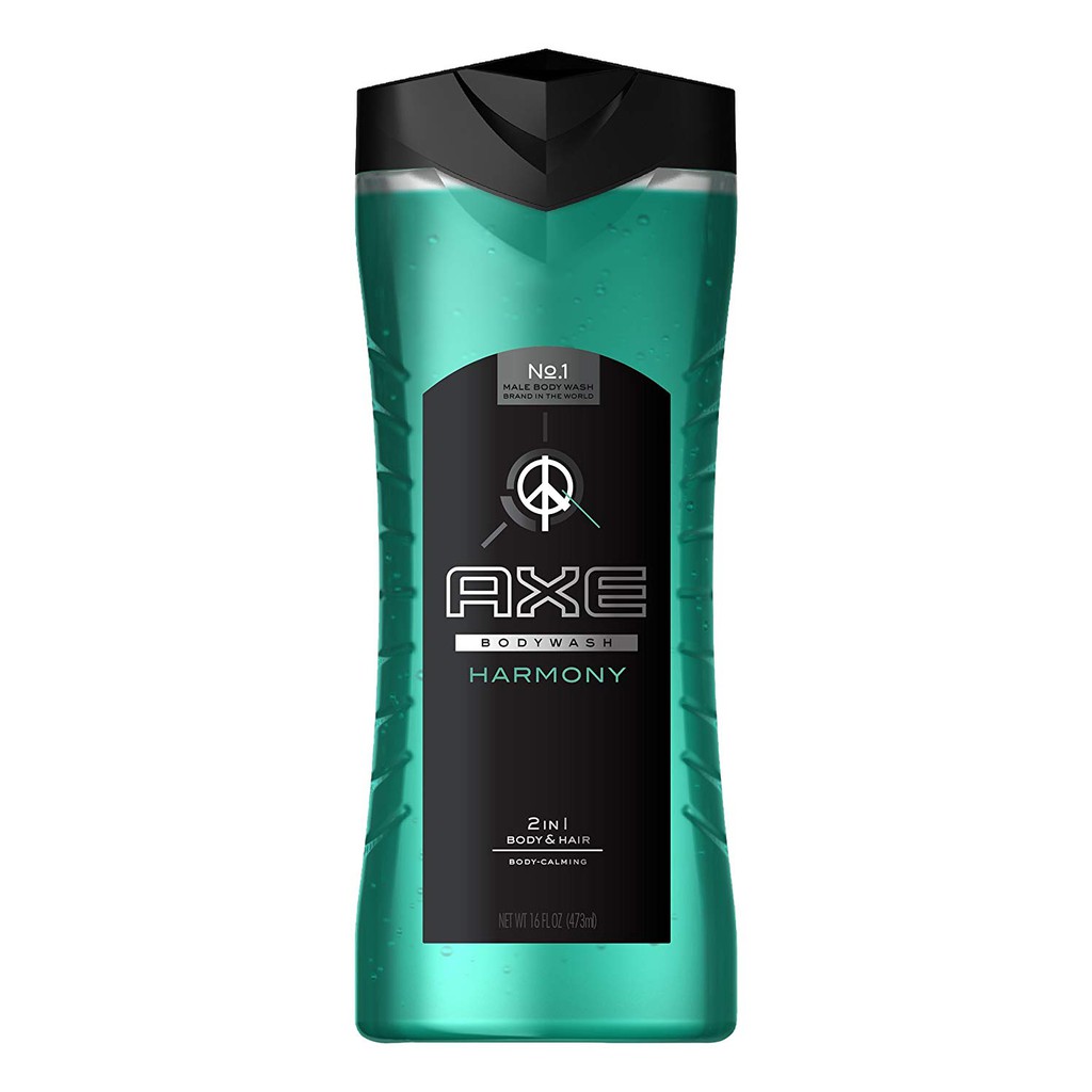 Gel tắm nam authentic Axe Shower Gel Harmony 473ml (Mỹ)