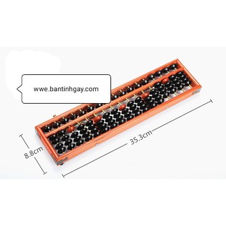Bàn Tính Soroban - Gỗ Cao Cấp - 17 Cột