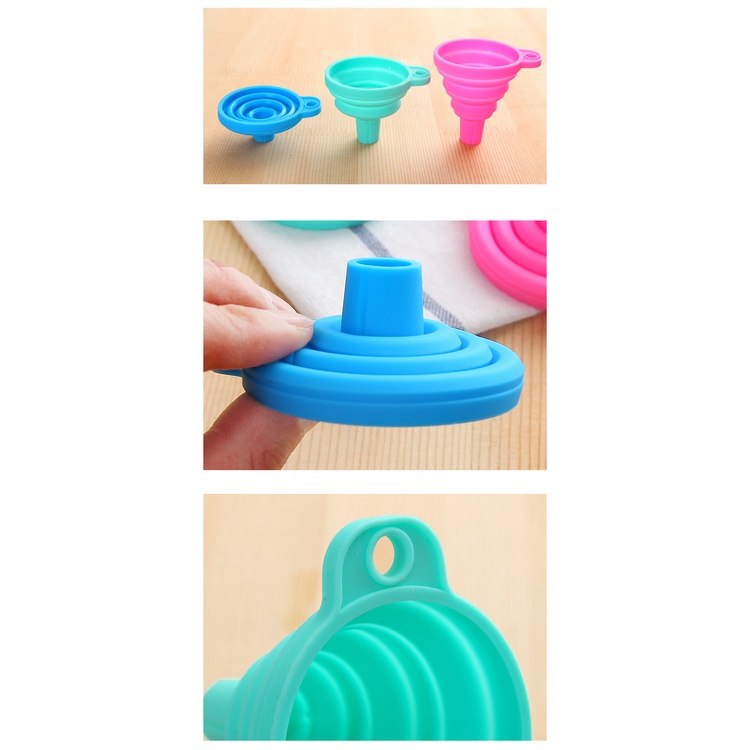 Phễu Gấp Gọn silicon - Dụng Cụ Chiêt Chất Lỏng