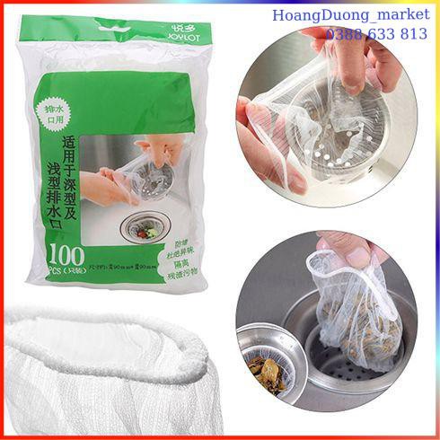 túi lưới lọc rác bồn rửa bát chén