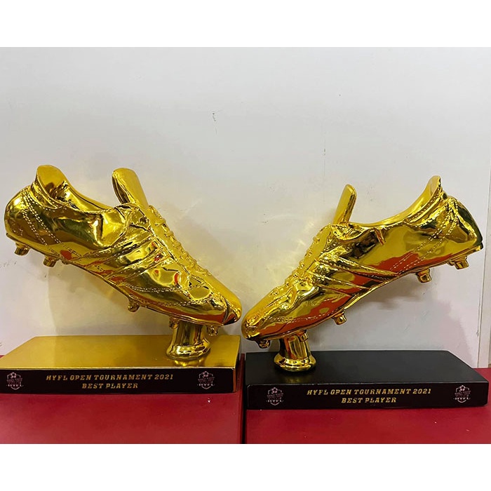 [Free in ấn logo] Cúp bóng đá chiếc giày vàng trao giải vua phá lưới | Cúp giá rẻ cho các giải phong trào